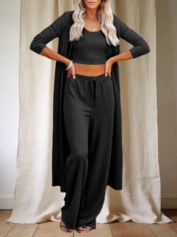 3pcs Pajamas, Lounge Set