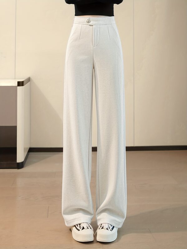 High-Waisted Casual Pants